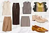 Suknja Loewe/ Kožna suknja Brunello Cucinelli/ Torba Loewe/ Cipele Manolo Blahnik