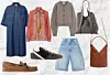 Traper haljina Valentino/ Boho košulja Valentino/ Torba TOD‘s/ Brodarice AEYDE/ Tenisice Rick Owens/ Kratke traper hlače Mother/ Torba Saint Laurent