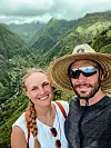 S dečkom Matijom Blagoevom uspela se i stazom Waihee Ridge na otoku Mauiju