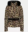 Goldbergh Felis leopard-print down ski jacket - prije 750 eura, sada 525 eura