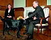 S Vladimirom Putinom i njegovim psom u Sočiju, 2007.