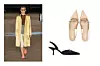 Slingback cipele na petu Mango (59,99 eura)/ ravne cipele Zara (22,99 eura)