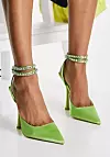 ASOS DESIGN cipele na peticu s otvorenom petom na vezanje - 340,00 kn