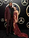LOS ANGELES, CALIFORNIA - FEBRUARY 09: (L-R) Metta World Peace and Maya Ford attend the Mercedes-Benz Academy Awards Viewing Party at The Four Seasons Hotel Los Angeles at Beverly Hills on February 09, 2020 in Los Angeles, California. (Photo by Vivien Killilea/Getty Images for Mercedes-Benz)