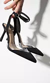 Stradivarius cipele od vinila s potpeticom i otvorenom petom - 229,90 kn
