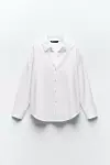 Zara oxford košulja od mješavine pamuka (22,95 eura)