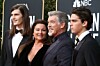 Dylan Brosnan, Keely Shaye Smith, Pierce Brosnan i Paris Brosnan