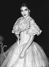 Callas uoči londonskog nastupa 1958. gdje je pjevala Violettu u Traviati