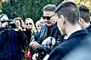 Split, 030120. Groblje Lovrinac. Pogreb poznatog glazbenika, voditelja i zabavljaca Damira Mihanovica Cubija na gradskom groblju Lovrinac. Na fotografiji: Giovanni Kovacevic Foto: Nikola Vilic / CROPIX