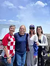Tatjana Jurić s tetom Stankom Simac i njezinom kćeri i unukom, rođakinjama - Paulinom i Emily