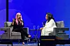 SUNRISE, FL - JANUARY 04: (EXCLUSIVE COVERAGE) Lady Gaga and Oprah Winfrey speak during the WW (Weight Watchers Reimagined) & Oprah's 2020 Vision: Your Life In Focus Tour at BB&T Center on January 4, 2020 in Sunrise, Florida. (Photo by Jason Koerner/Getty Images for Oprah)