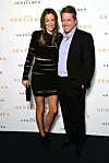 Anna Elisabet Eberstein (left) and Hugh Grant during the Gentlemen Premiere at Curzon Mayfair in London.,Image: 486196446, License: Rights-managed, Restrictions: , Model Release: no, Credit line: Ian West / PA Images / Profimedia