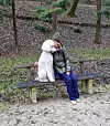 Nakon duge šetnje odmor na klupi