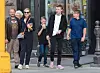 New York, NY - *EXCLUSIVE* - Actress Cate Blanchett, husband Andrew Upton, and their three boys, along with some family members, pictured strolling around NY on this Friday morning. Cate Blanchett might not be done wreaking havoc on the Marvel Cinematic Universe now that Natalie Portman is becoming the 'female Thor'. The two-time Academy Award winner obliterated Asgard as Hela, the goddess of death, in Thor: Ragnarok and nearly brought both the God of Thunder and his brother Loki to their knees, before being taken down by Surtur. Blanchett has still been following the news about the MCU, and she's thrilled that fellow Oscar winner Portman will actually take the hammer in Thor: Love and Thunder.