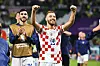 Nikola Vlašić slavi poslije pobjede Brazila