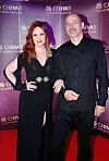Zagreb, 280514. Hotel Esplanade. Chivas After Cannes party odrzan je u hotelu Esplanade. S uzvanicima na partyju druzila se ovogodisnja Chivas ambasadorica Jelena Veljaca, zajedno s proslogodisnjom Chivas ambasadoricom, glumicom Leonom Paraminski. Na fotografiji: Petra Dugandzic i suprug Sasa Vrankovi. Foto: Marko Todorov / CROPIX