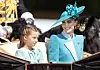 Kate s princezom Charlotte 14 lipnja 2025., na paradi Trooping the Colour