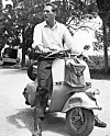 Paul Newman na skuteru