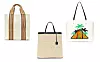 Torba s prugastim ručkama Loro Piana (1500 eura)/ bazična torba Saint Laurent (833 eura)/ torba s ljetnim printom Prada (735 eura)