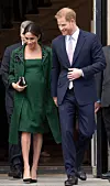 The Duke and Duchess of Sussex wearing a green Erdem coat and dress, attend a Commonwealth Day youth event at Canada House in London on March 11, 2019.,Image: 418886672, License: Rights-managed, Restrictions: , Model Release: no, Credit line: Anwar Hussein / PA Images / Profimedia