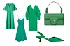 Haljina od viskoze 45,99 € (346,51 kn) MANGO/ Haljina od viskoze 45,99 € (346,51 kn) OYSHO/ Pamučna haljina 59,99 € (451,99 kn) H&M/ Kožnata torba Coccinelle 315 € (2373,37 kn) KARLA/ Polusandale od umjetne kože 29,99 € (225,96 kn) DEICHMANN