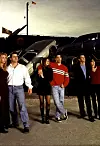 Lisa Kudrow, Matt LeBlanc, Jennifer Aniston, David Schwimmer, Matthew Perry i Courteney Cox snimljeni za sezonu 2001/2002.