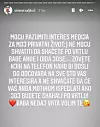 Instagram Story Šime Vrsaljka