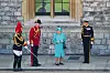 WINDSOR, ENGLAND - JUNE 13: Queen Elizabeth II attends a ceremony to mark her official birthday at Windsor Castle on June 13, 2020 in Windsor, England. The Queen celebrates her 94th birthday this year, in line with Government advice, it was agreed that The Queen's Birthday Parade, also known as Trooping the Colour, would not go ahead in its traditional form. (Photo by Joanne Davidson - Pool/Getty Images)