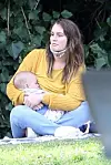 Leighton Meester sa sinčićem