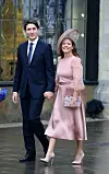 Justin s bivšom suprugom Sophie Gregoire