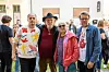 Glumac Ivan Ožegović, Rade Šerbedžija, Zijah Sokolović i redatelj Danis Tanović na subotnjoj izložbi glumaca