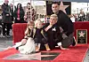 HOLLYWOOD, CALIFORNIA - FEBRUARY 05: Pink poses with husband Carey Hart and children Willow Hart and Jameson Hart at a ceremony honoring her with the 2,656th star on The Hollywood Walk of Fame on February 05, 2019 in Hollywood, California. (Photo by Alberto E. Rodriguez/Getty Images)
