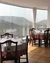 Pogled iz restorana 'El Diablo' koji servira 'vulkanski' roštilj