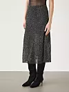 Massimo Dutti suknja sa sjajnim perlicama (249 eura)