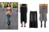 Midi suknja mango (45,99 eura)/ isprana midi suknja Bershka (29,99 eura)/ midi suknja s prorezom Diesel (175 eura)