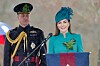Održala je govor irskoj gardi povodom Dana sv. Patrika