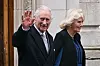 Mandatory Credit: Photo by James Veysey/Shutterstock (14322868z) King Charles III and Queen Camilla leave The London Clinic following King Charles III‘s successful treatment to an enlarged prostate. King Charles III treated at The London Clinic, UK - 29 Jan 2024