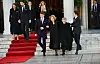 Princ Contantine-Alexios, španjolska kraljica Sofija, princeza Irene i princ Achileas-Andreas u Ateni na misi za pokojnog kralja Constantina od Grčke
