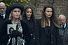 FOOL ME ONCE, front from left: Joanna Lumley, Michelle Keegan, (Season 1, ep. 101, aired Jan. 1, 2024). photo: Vishal Sharma/?Netflix/Courtesy Everett Collection