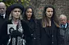 FOOL ME ONCE, front from left: Joanna Lumley, Michelle Keegan, (Season 1, ep. 101, aired Jan. 1, 2024). photo: Vishal Sharma/?Netflix/Courtesy Everett Collection