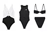 Jednodijelni kostim u dvije boje Calzedonia (prije 375, sada 187 kn)/ jednodijelni kupaći kostim H&M (prije 20, sada 12 eura)/ kupaći kostim vintage stila Haight; Net-a-Porter (prije 444, sada 137 eura)