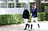 MADRID, SPAIN - MAY 17: Jennifer Gates and Nayel Nassar during Madrid-Longines Champions, the International Global Champions Tour at Club de Campo Villa de Madrid on May 17, 2019 in Madrid, Spain. (Photo by Samuel de Roman/Getty Images)