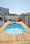 Terasa postaje plaža uz bazen Olivia Mini, cijena na upit