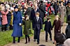 Kate i William s djecom poslije božićne mise u crkvi Sv. Marije Magdalene u Sandringhamu