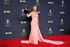 AFP LOS ANGELES, CALIFORNIA - SEPTEMBER 19: Hannah Waddingham, winner of Outstanding Supporting Actress in a Comedy Series for 'Ted Lasso,' poses in the press room during the 73rd Primetime Emmy Awards at L.A. LIVE on September 19, 2021 in Los Angeles, California. Rich Fury/Getty Images/AFP == FOR NEWSPAPERS, INTERNET, TELCOS & TELEVISION USE ONLY ==