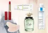L‘Oréal Paris Color Riche ruž za usne nijansa 300 Le Rouge Confident (10,11 eura)/Douglas Rose Quartz gua sha (18,59 eura)/A-Derma Dermalibour+ krema za regeneraciju, Notino (17,70 eura)/Dolce&Gabbana Dolce parfem 75 ml, Notino (88,80 eura)/La Roche-Posay Physiologique Ultra micelarna voda, Notino (17,60 eura)