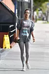 Los Angeles, CA - Alessandra Ambrosio sports a sweater that says