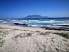 Table Mountain s Obale Victorije i Alfreda. Ovo područje poznato je kao raj za kitesurfere.