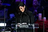 LOS ANGELES, CALIFORNIA - FEBRUARY 24: Vanessa Bryant speaks during The Celebration of Life for Kobe & Gianna Bryant at Staples Center on February 24, 2020 in Los Angeles, California. (Photo by Kevork Djansezian/Getty Images)