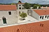CROPIX SPECIJAL: SD Vrana, Zadar, 230714. Pri kraju je obnova Maskovica hana u mjestu Vrana na Vranskom jezeru. Projekt je financiran sredstvima EU i vrijedan je vise od 2,5 milijuna eura. Na fotografiji: Maskovica han; dio sa smjestajem za turiste.